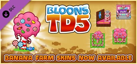 Bloons TD 5 - Candy Banana Farm Skin